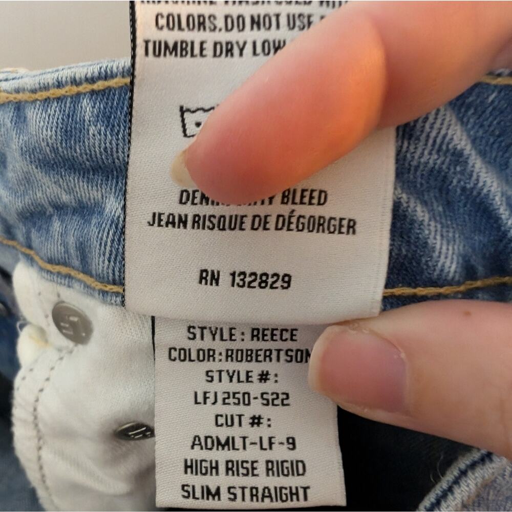 Revolve Lovers and Friends Reece High Rise Straight Jeans - Picture 6 of 6